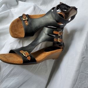 Aerosole Heelrest Stacked Wedge Shoes